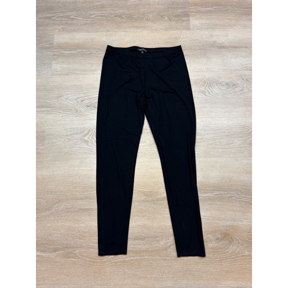 Eileen Fisher Stretch Jersey Leggings Women's Medium Color Black